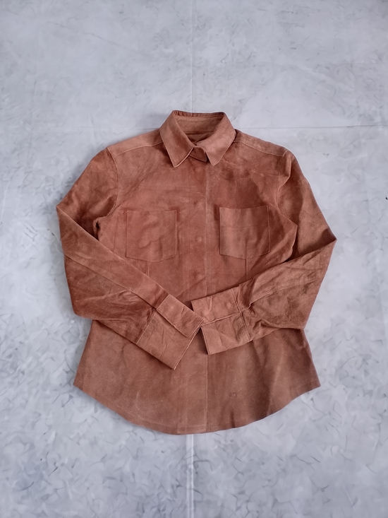 Roots Jackets & Blazers - Vintage ROOTS Suede Button-Up Shirt Jacket - Brown